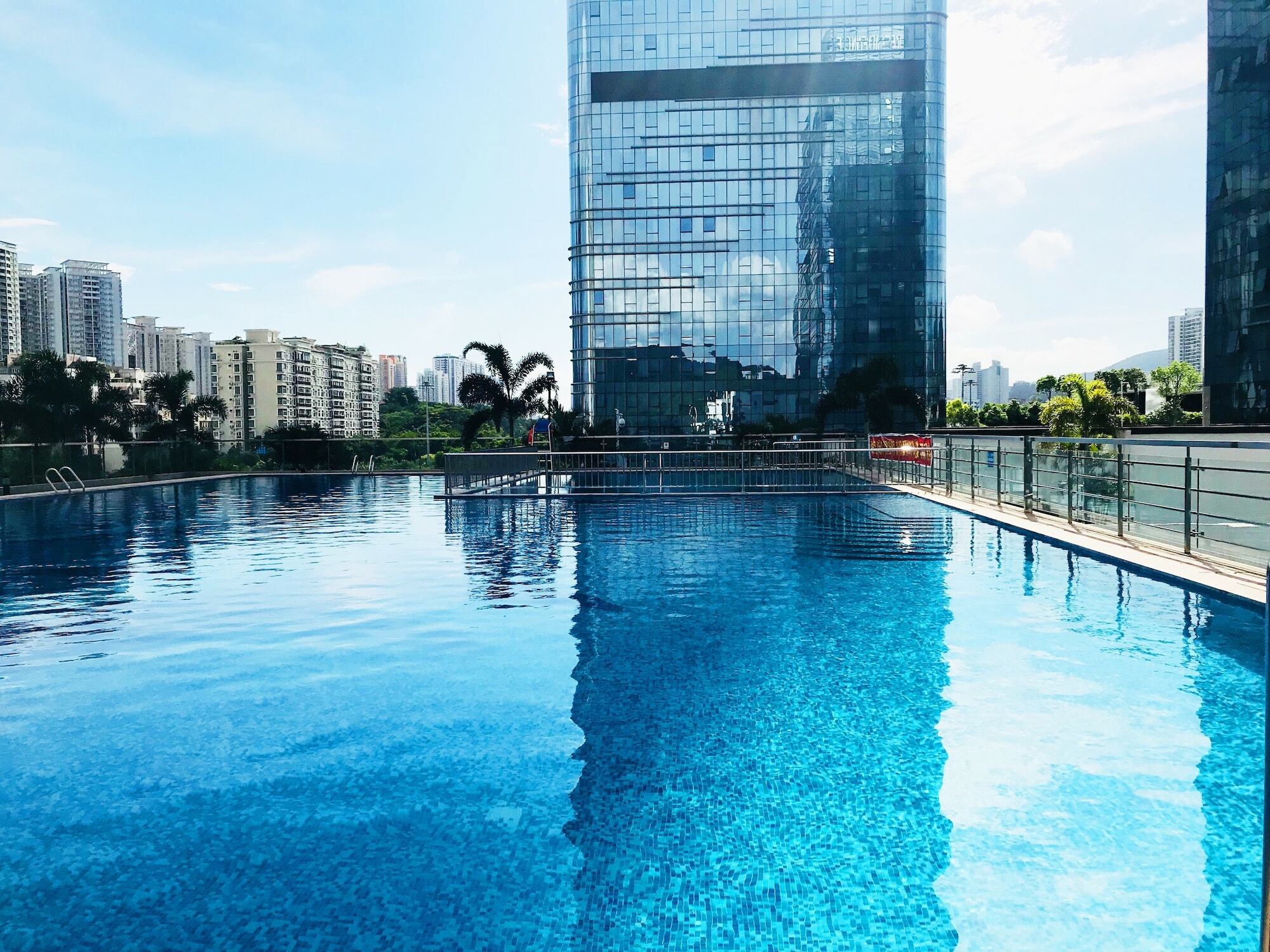 Golden Central Hotel Serviced Residence-Xin Hao E Du Shenzhen Exterior foto